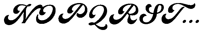 Magdalia Font UPPERCASE