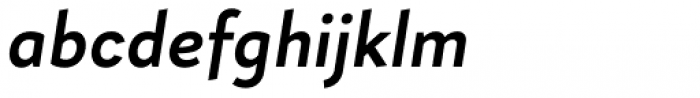 Magdelin Alt Semi Bold Italic Font LOWERCASE
