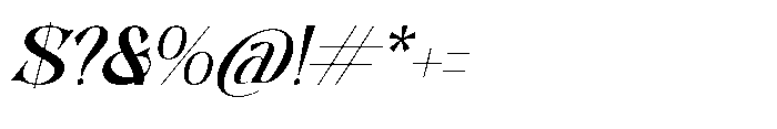 Magdes Italic Font OTHER CHARS