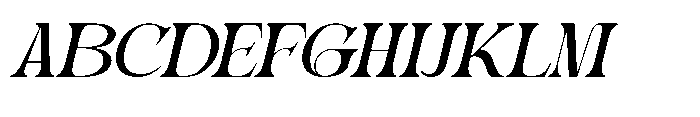 Magdes Italic Font UPPERCASE