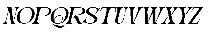 Magdes Italic Font UPPERCASE