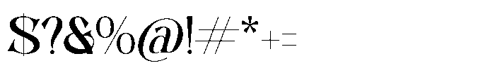 Magdes Regular Font OTHER CHARS