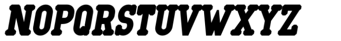 Magedov Military Bold Italic Font LOWERCASE