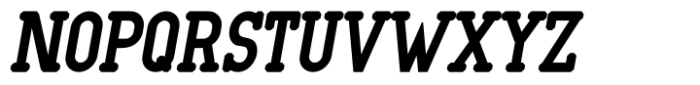 Magedov Military Italic Font LOWERCASE