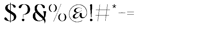 Mageline Font OTHER CHARS