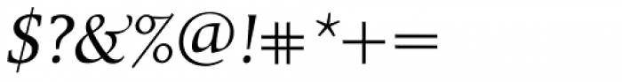 Magellan Italic Font OTHER CHARS