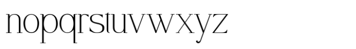 Magelo Thin Font LOWERCASE