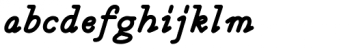 Magendfret Bold Italic Font LOWERCASE