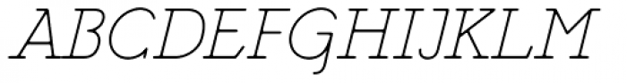 Magendfret Light Italic Font UPPERCASE