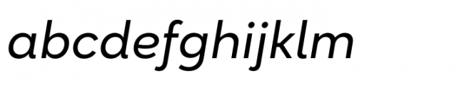 Magenos Regular Italic Font LOWERCASE