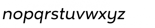 Magenos Regular Italic Font LOWERCASE
