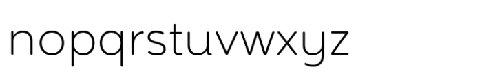 Magenos Soft Thin Font LOWERCASE