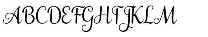 Magentha Italic Font UPPERCASE