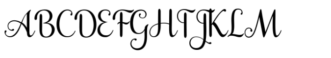 Magentha Regular Font UPPERCASE