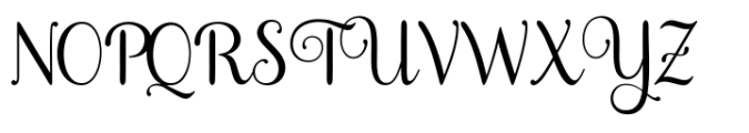 Magentha Regular Font UPPERCASE