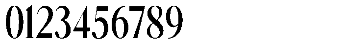 Magerist Bold Condensed Plain Font OTHER CHARS
