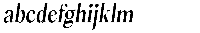 Magerist Bold Condensed Slant FONT