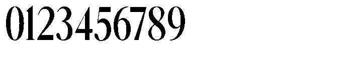 Magerist Bold Condensed Font OTHER CHARS