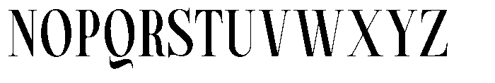 Magerist Bold Condensed Font UPPERCASE