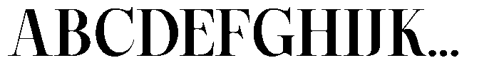 Magerist Bold Expanded Plain Font UPPERCASE