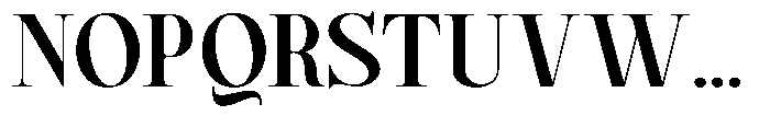 Magerist Bold Expanded Plain Font UPPERCASE