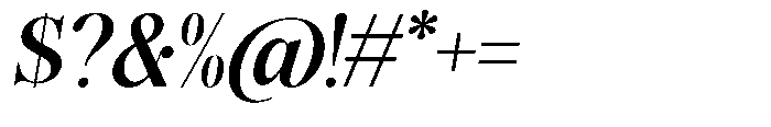 Magerist Bold Italic Font OTHER CHARS
