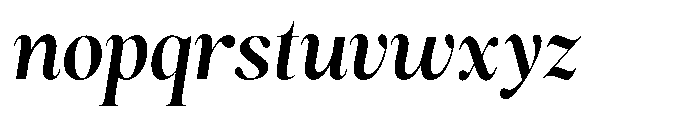 Magerist Bold Italic Font LOWERCASE