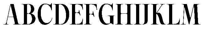 Magerist Bold Plain Font UPPERCASE