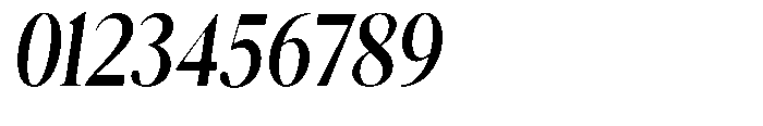 Magerist Bold Semi Condensed Italic Font OTHER CHARS