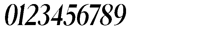 Magerist Bold Semi Condensed Slant Font OTHER CHARS
