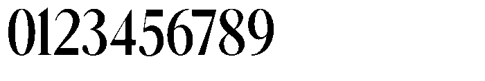 Magerist Bold Semi Condensed Font OTHER CHARS