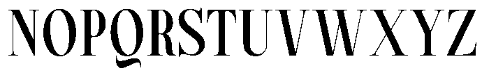 Magerist Bold Semi Condensed Font UPPERCASE