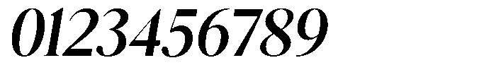 Magerist Bold Semi Expanded Italic Font OTHER CHARS