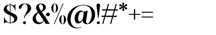Magerist Bold Semi Expanded Plain Font OTHER CHARS