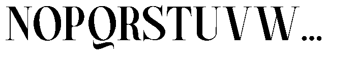 Magerist Bold Semi Expanded Plain Font UPPERCASE
