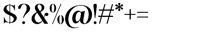 Magerist Bold Semi Expanded Font OTHER CHARS