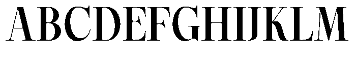 Magerist Bold Semi Expanded Font UPPERCASE