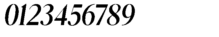 Magerist Bold Slant Font OTHER CHARS