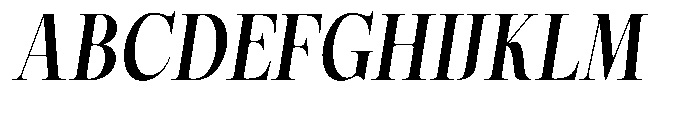 Magerist Bold Slant Font UPPERCASE