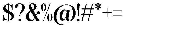 Magerist Bold Font OTHER CHARS