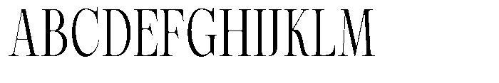 Magerist Condensed Font UPPERCASE