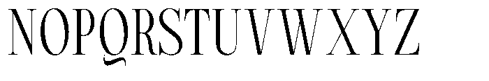 Magerist Condensed Font UPPERCASE