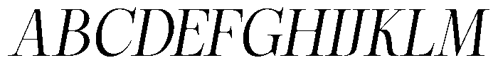 Magerist Expanded Italic Font UPPERCASE