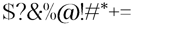 Magerist Expanded Plain Font OTHER CHARS