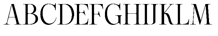 Magerist Expanded Plain Font UPPERCASE