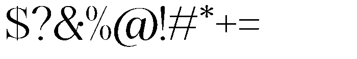 Magerist Expanded Font OTHER CHARS