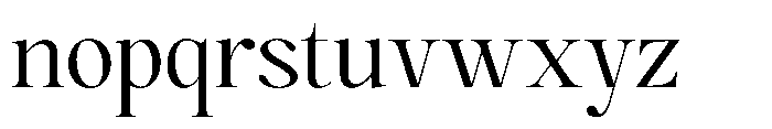 Magerist Expanded Font LOWERCASE