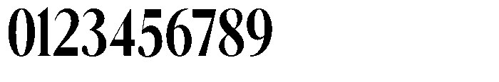 Magerist Extra Bold Condensed Plain Font OTHER CHARS