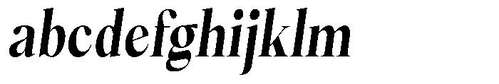 Magerist Extra Bold Condensed Slant FONT