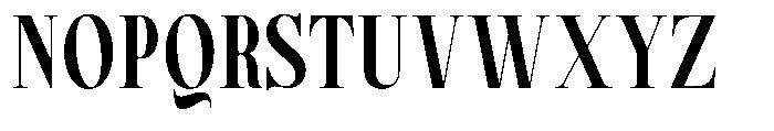 Magerist Extra Bold Condensed Font UPPERCASE